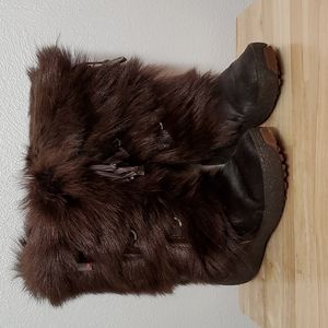 Pajar Davos Goat Fur Boots Sz 8